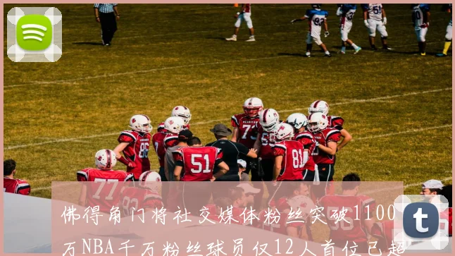 佛得角门将社交媒体粉丝突破1100万NBA千万粉丝球员仅12人首位已超亿